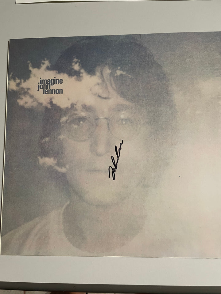 John Lennon Imagine 1971 LP - Firmato da John Lennon + COA