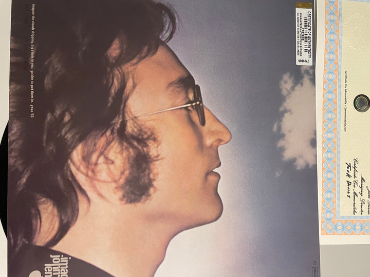 John Lennon Imagine 1971 LP - Firmato da John Lennon + COA