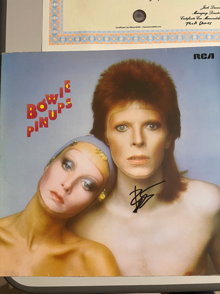 LP David Bowie Pinups 1982 - Firmado por David Bowie