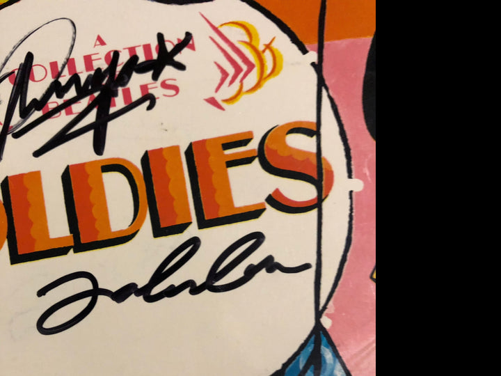 Vinil LP Beatles Autographs John Lennon, Ringo Starr , Paul McCarteney and George Harrison A Collection Of Beatles Oldies 1966 33 rpm + COA