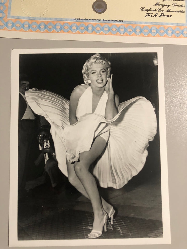 Marilyn Monroe - Fotografia autografata (anni '50) - Con certificato di autenticità