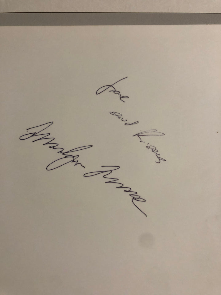 Marilyn Monroe - Fotografia autografata (anni '50) - Con certificato di autenticità