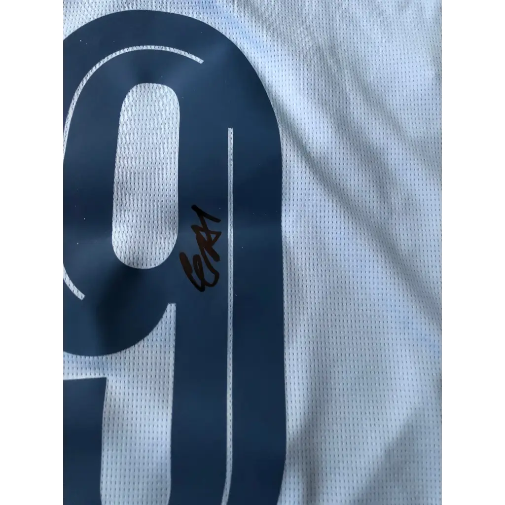 Erling Haaland Shirt, Jersey Erling Haaland Autographed Manchester City 2023/2024 Shirt - Vs Player Match + Certificate of Autenticity