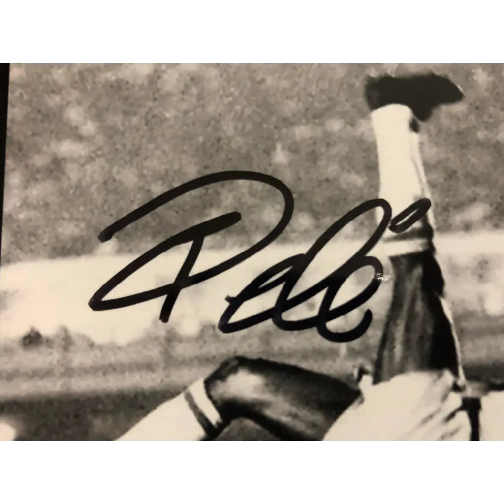 Pelè Hand Signed Autograph, Photo Pelè Autograph Hand Signed Brasil+ Label Certificate Coa Memorabilia
